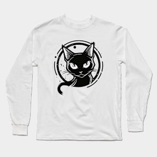 Graffiti Paint Cat Creative Inspiration Long Sleeve T-Shirt